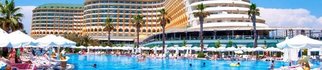 Superdeluxe 5 sterren hotel aan de Turkse Riviera